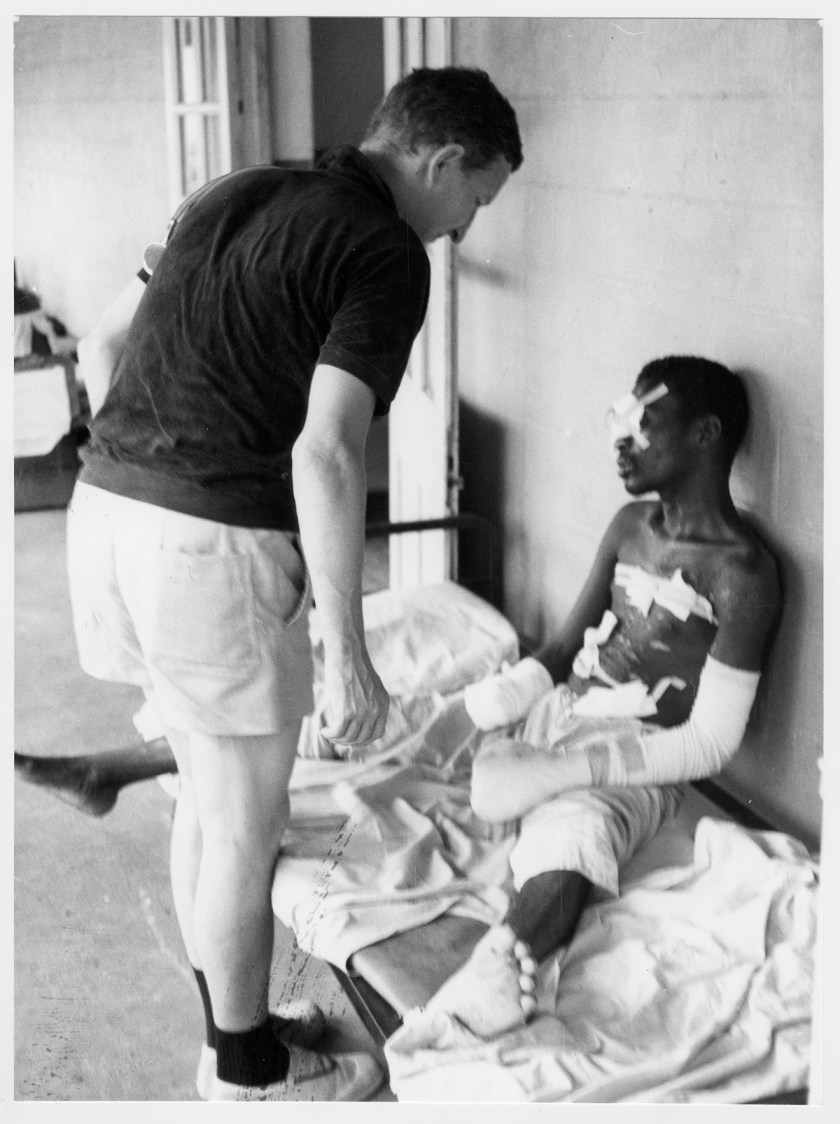 Nuot Ganzoni hat im Biafra-Krieg 1969 verwundete Kämpfer verarztet. 